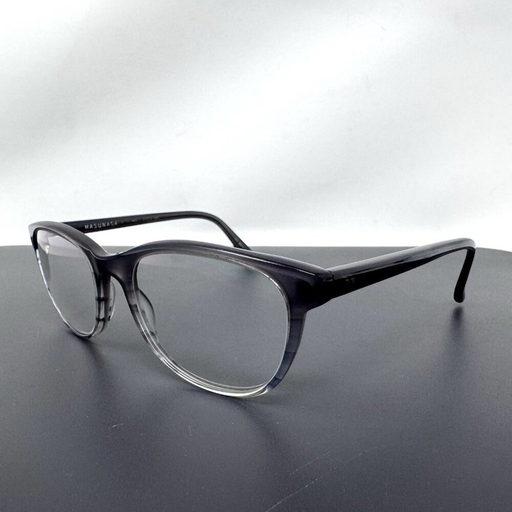 Masunaga 030 Eyeglasses Frames Gray  51-19-145 Made in Japan